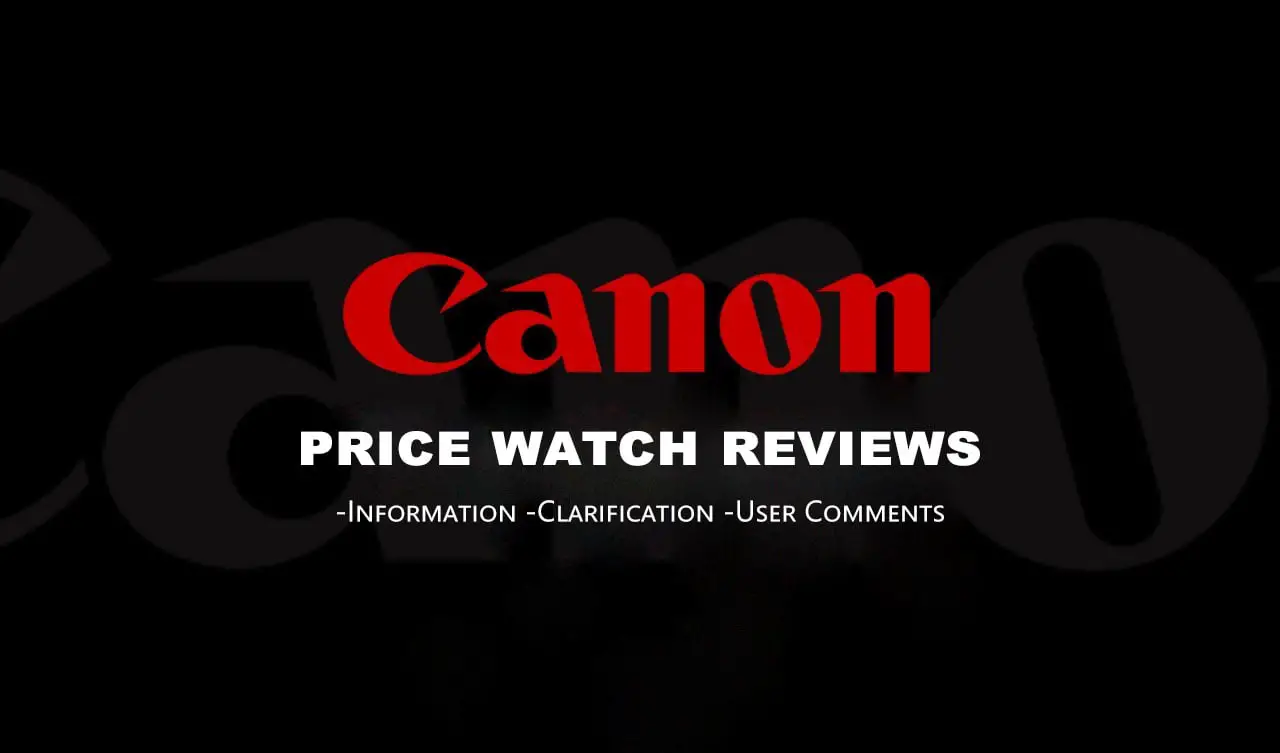 canon price watch street price review